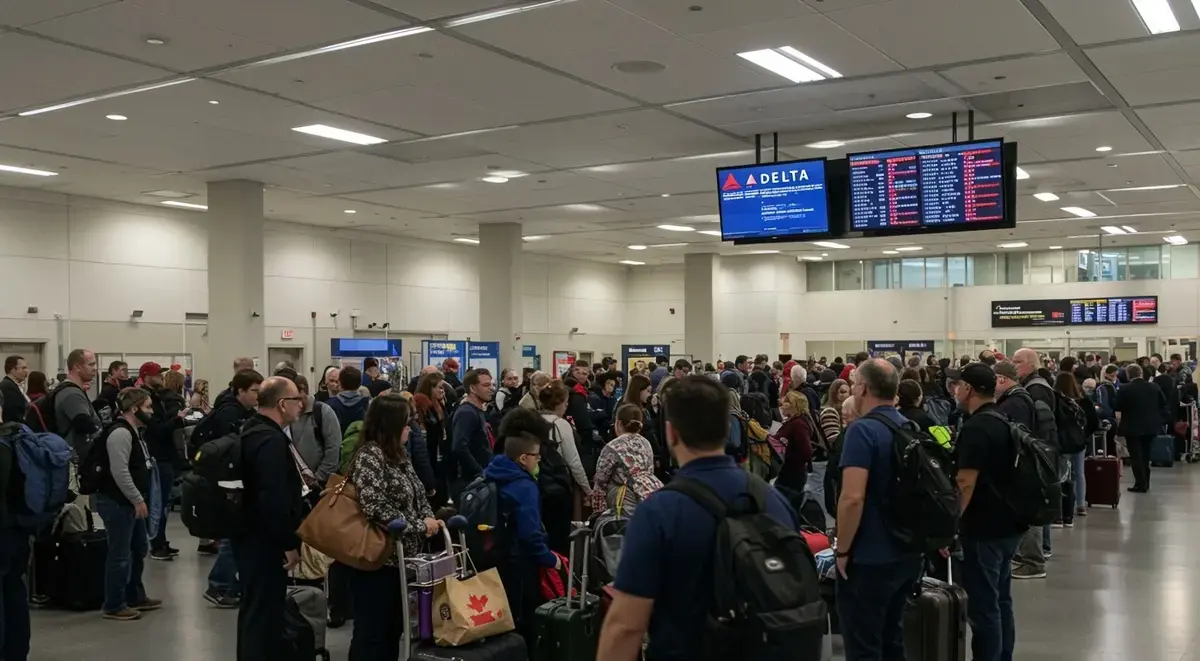 Delta, zboruri anulate și pasageri blocați: Ce s-a întâmplat?