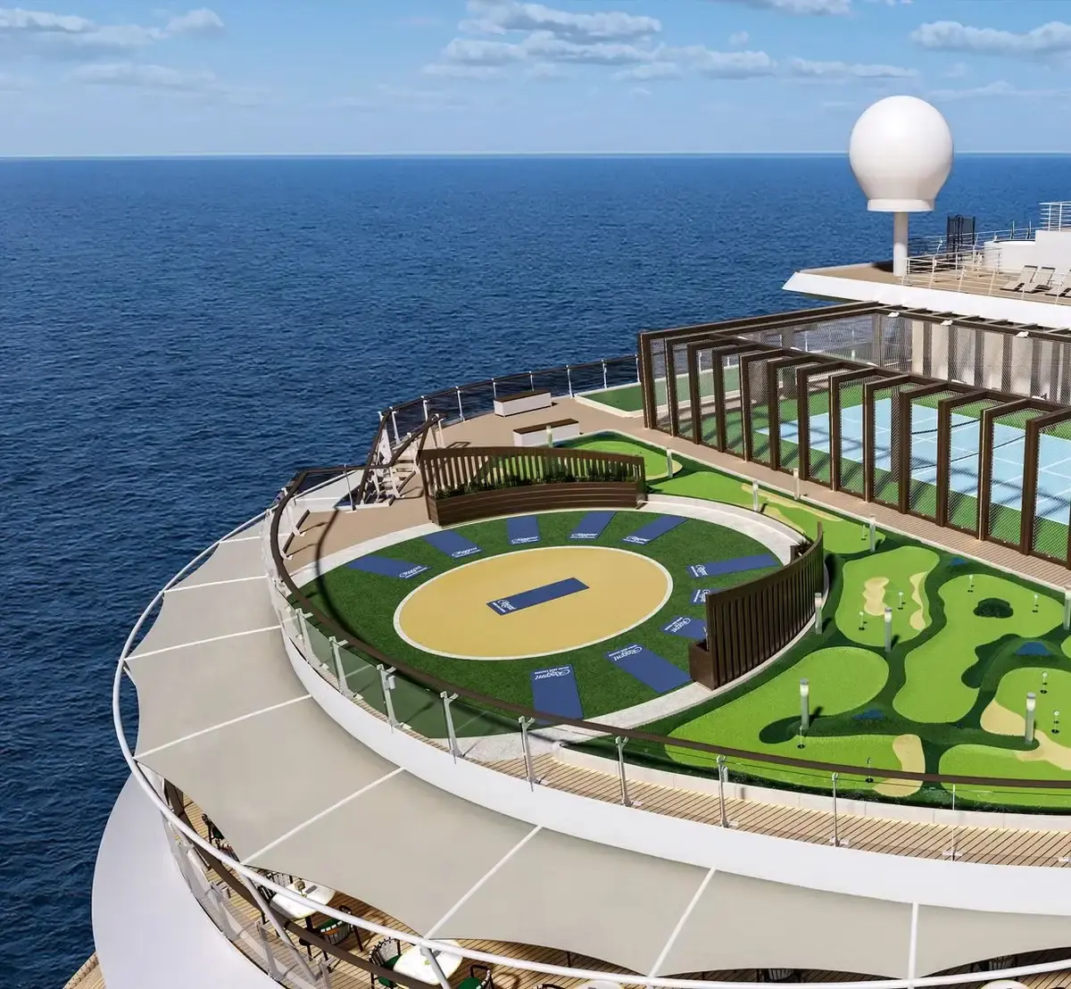 Luxury Cruise Line dezvăluie un sport inovator