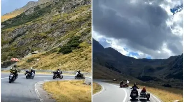 Paradă moto pe Transfăgărășan pentru persoanele cu dizabilități: emoții pe două roți