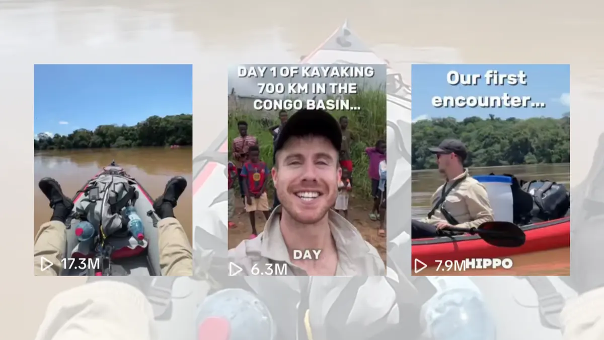 Aventurierul britanic Ash Dykes a pornit într-o nouă expediție extremă pe râul Congo