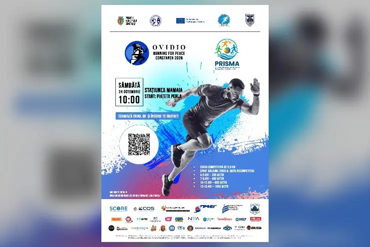 CSM Constanța lansează „Ovidio Running for Peace” în Mamaia, sâmbătă, 24 octombrie, ora 10:00