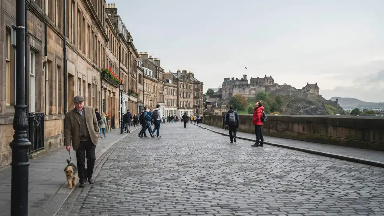 Edinburgh, capitala Scoției, devine un punct esențial de atracție pentru turiștii europei