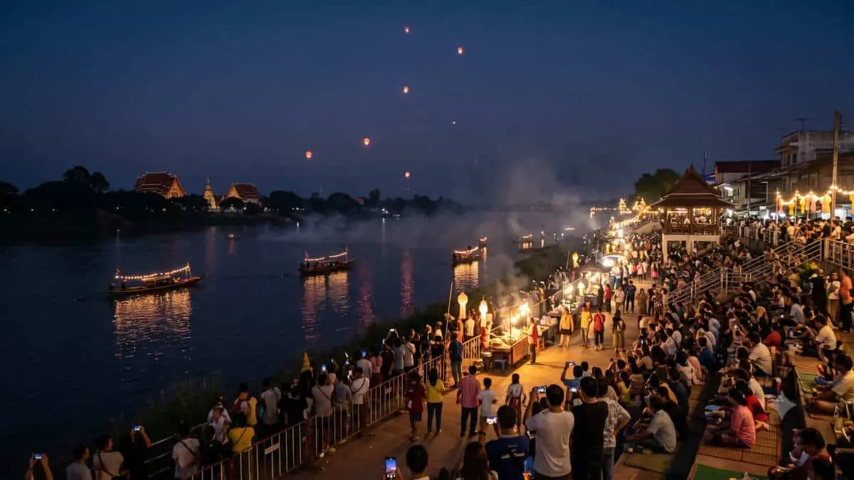 Festivalul Mondial Naga Fireball a pus pe hartă turismul misterios al Mekongului din Thailandia