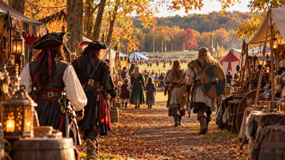 Festivalul Renascentist din Danemarca, Iowa: o aventură de Halloween cu pirati și vikingi