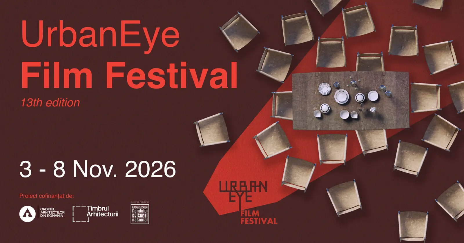 Festivalul UrbanEye 2026: 13‑a ediție, 3–8 noiembrie, București, despre arhitectură și viața urbană