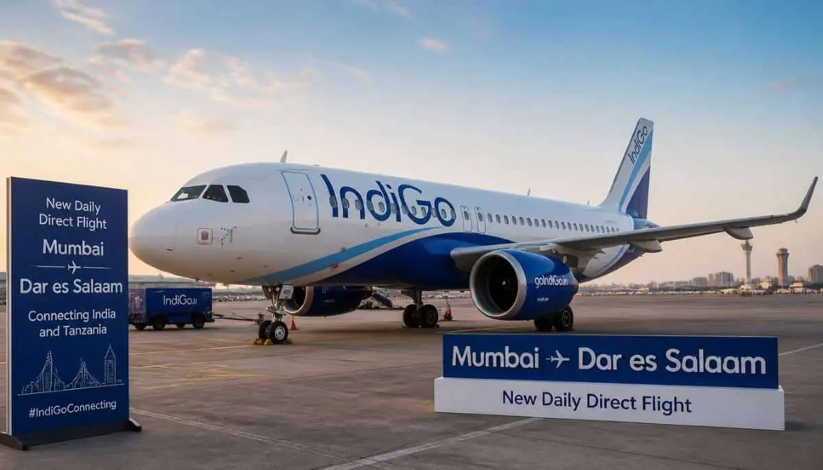 IndiGo lansează zboruri directe între Mumbai și Dar es Salaam