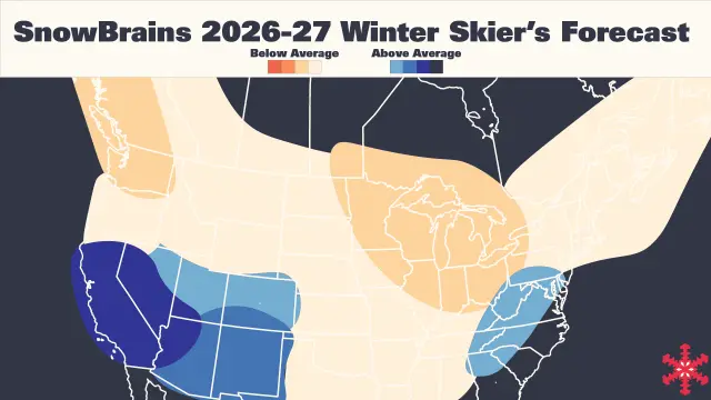 Prognoza SnowBrains pentru sezonul de schi 2026-27: El Niño schimbă jocul în munții din America de Nord