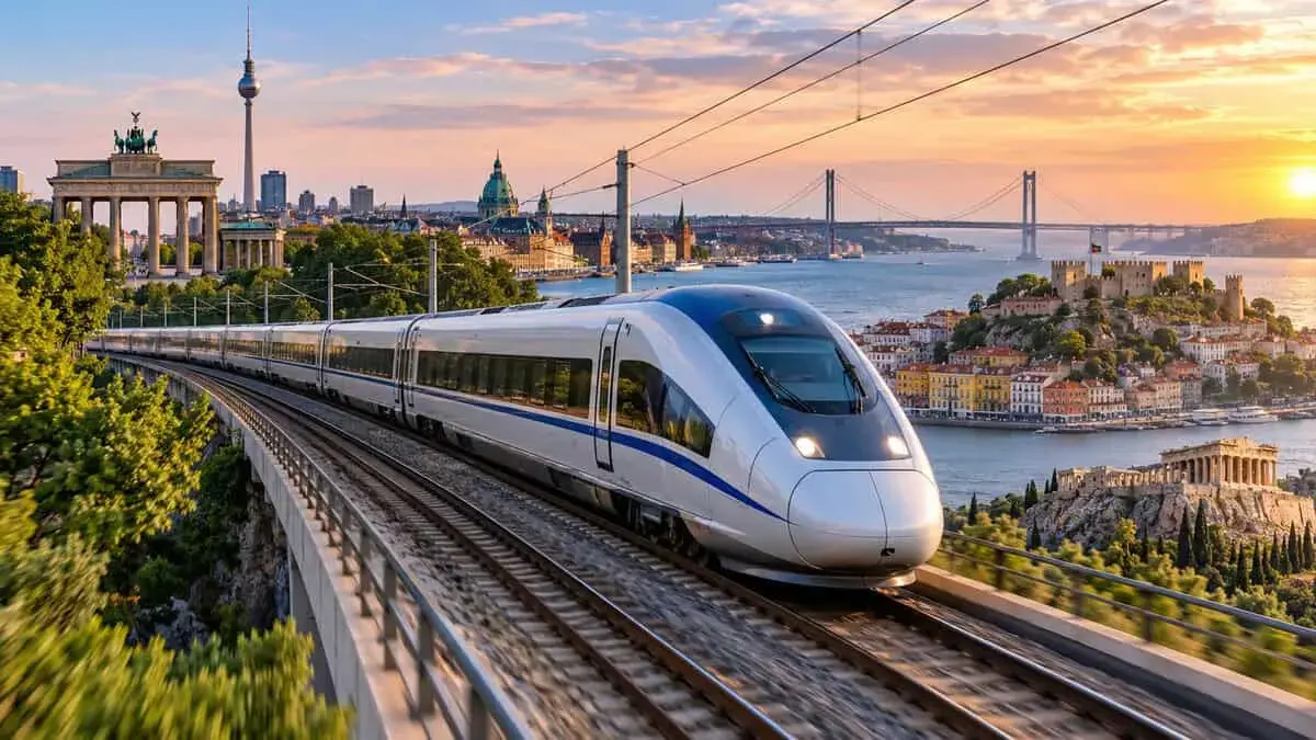 Revoluția pe șine: trenurile de mare viteză apropie Berlinul de Copenhaga