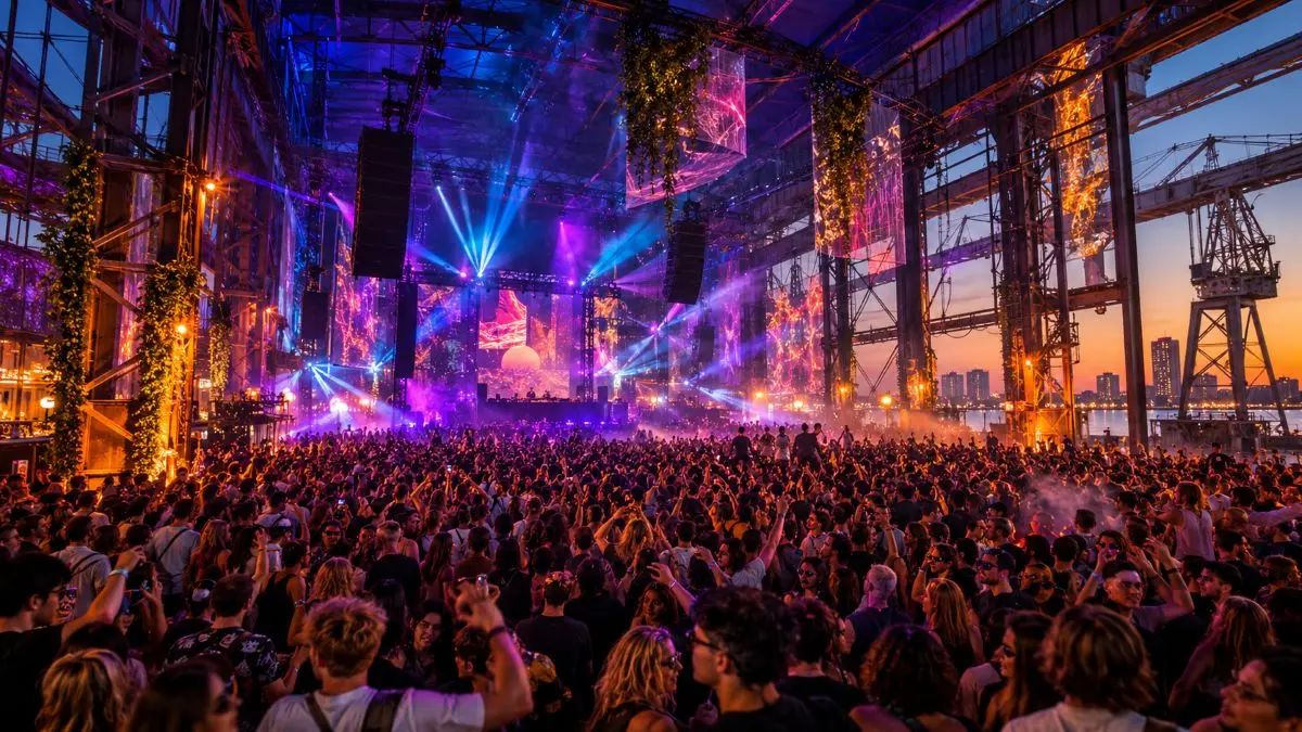 Amsterdam Into The Woods ADE 2026 aduce sărbătoarea tehno masivă la NDSM Wharf în octombrie