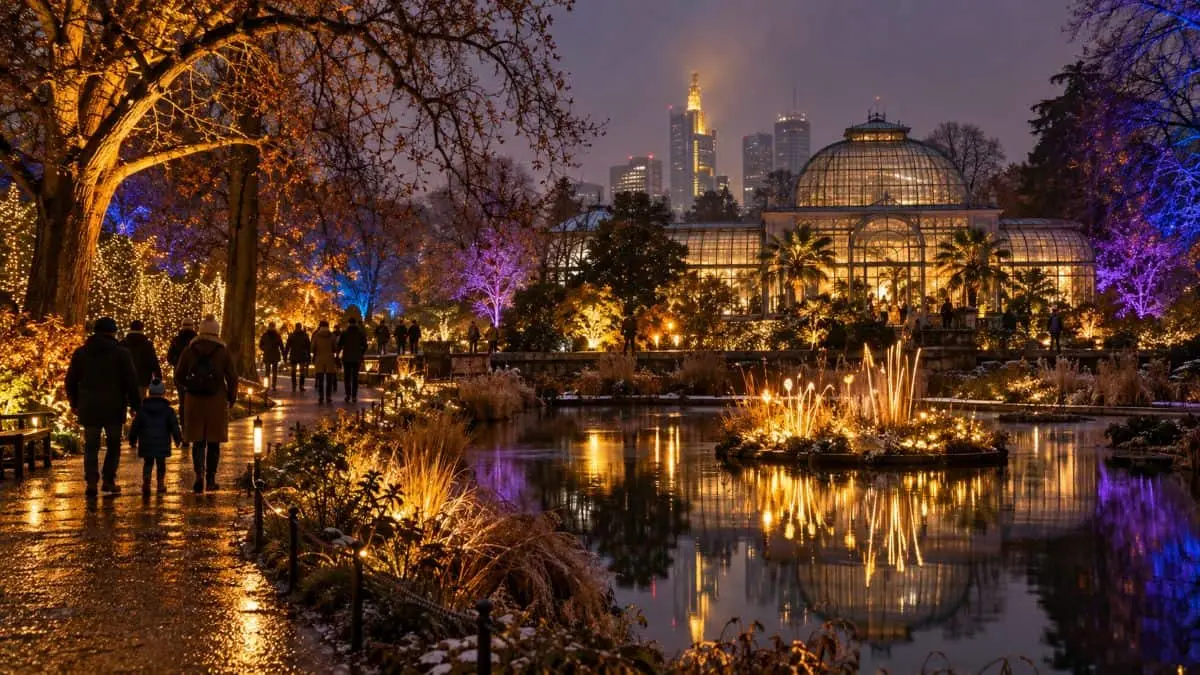 Magia luminilor de iarnă cucerește Frankfurtul